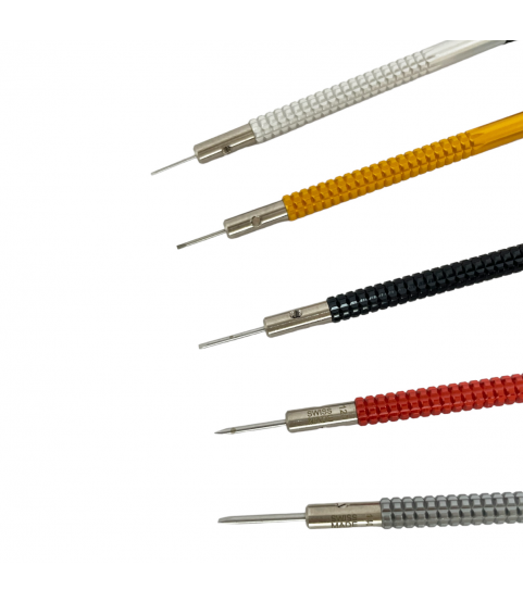 Horotec MSA01.020-A set of 5 screwdrivers with ball bearings 0.60 to 1.40 mm