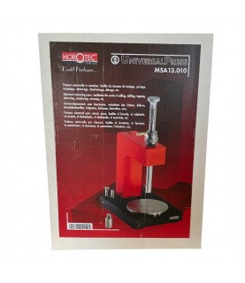 Horotec MSA 13.010 universal correcting press facilitates the work of milling, drilling, tapping, deburring and etc.