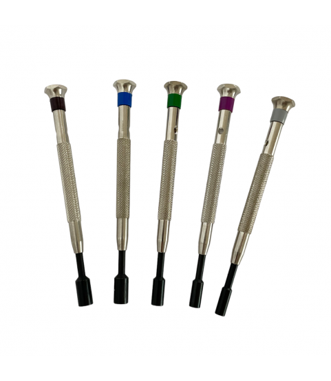 Horotec MSA 01.107-05 set of 5 special screwdrivers with fixed female key