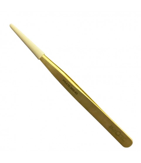 Horotec MSA12.303-S5 simple brass tweezer with fine tips, 130mm