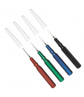 Horotec MSA17.000-04 set of 4 coloured oilers with aluminium handles, 6 mm