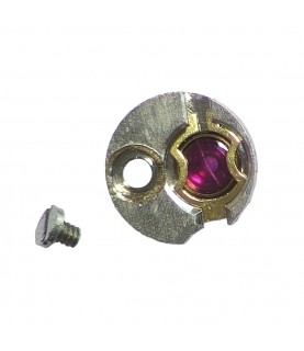 Landeron 151 upper cap jewel with end-piece, for balance part 311
