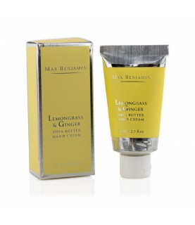 Max Benjamin Lemongrass & Ginger Shea Butter Hand Cream, 75ml
