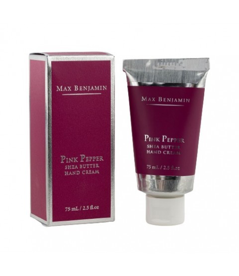 Max Benjamin Pink Pepper Shea Butter Hand Cream 75ml