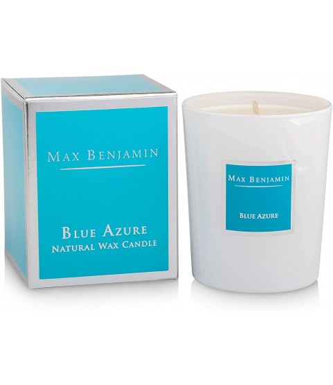 Max Benjamin Blue Azure Natural Candle