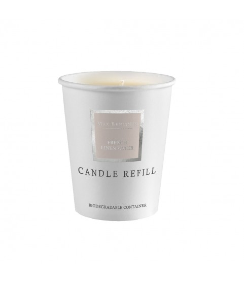 Max Benjamin French Linen Water Candle Refill