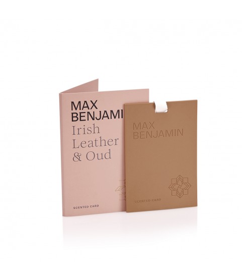 Max Benjamin Irish Leather scented card