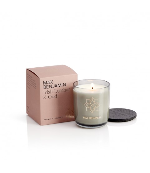 Max Benjamin Irish Leather Water candle