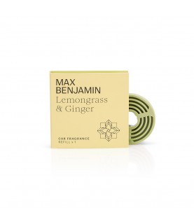Max Benjamin Lemongrass and Ginger car fragrance refill