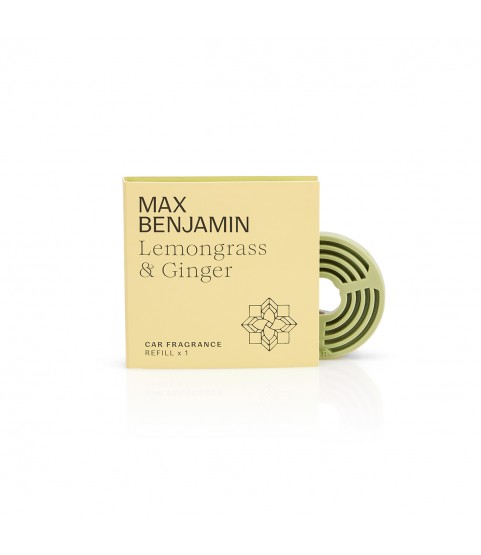 Max Benjamin Lemongrass and Ginger car fragrance refill