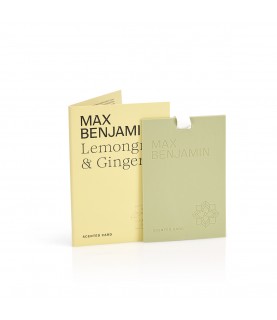 Max Benjamin Lemongrass and Ginger scented card