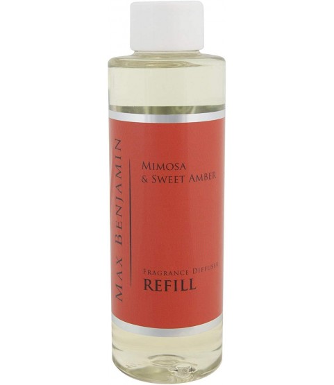Mimosa and Sweet Amber Luxury Diffuser Refill Max Benjamin 300 ml
