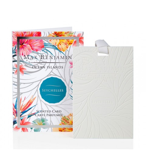 Seychelles Luxury Scented Card Max Benjamin
