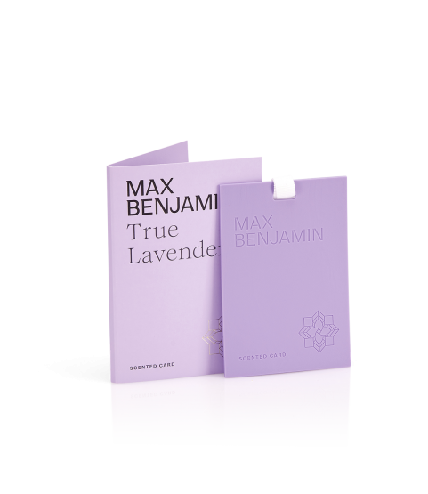 Max Benjamin True Lavender scented card