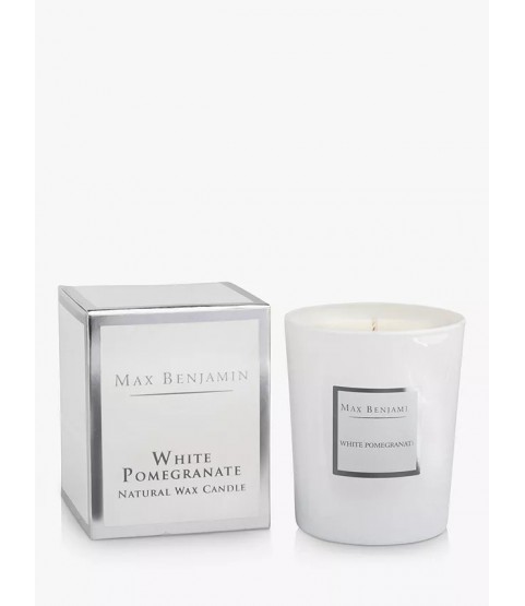 Max Benjamin White Pomegranate Natural Wax Candle