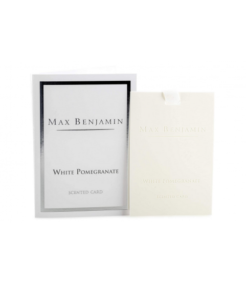 Max Benjamin White Pomegranate Scented Card