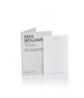 Max Benjamin White Pomegranete scented card