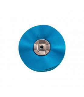Merard Polishing wheel for pre-polishing N° C9N, blue cotton, Ø 120 mm, 48 folds