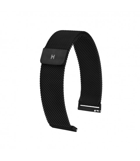 Milanaise black bracelet for smart and classic watches, 22mm, 30161450-5-22