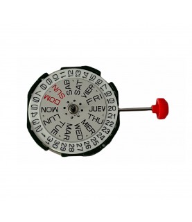 Miyota 2105 10 1/2''' SC-DD(3) day date Japanese watch movement