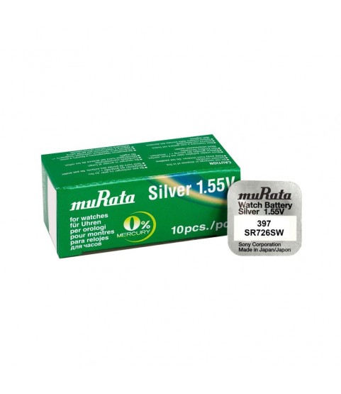 Murata 397 SR59 / SR726SW watch battery 1.5V