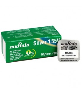 Murata/Sony 348 batteries for quartz watches with silver oxides 1.55 volts