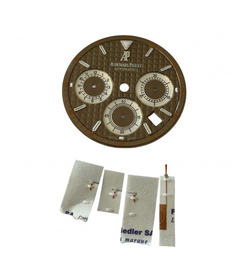 New Audemars Piguet 26300ST, 25860ST Havana dial with set of chronograph hands