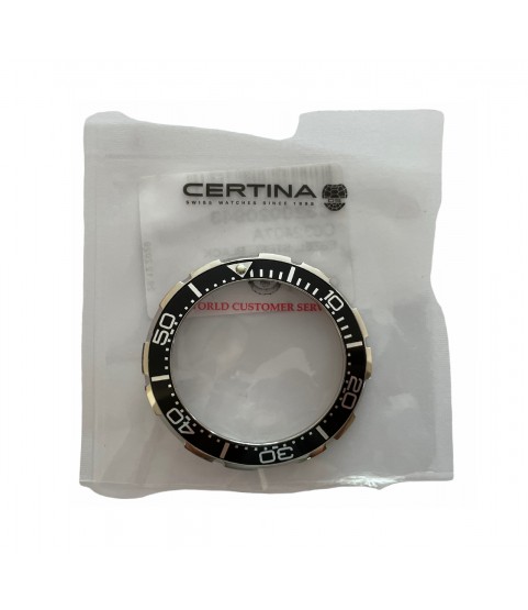 New Certina DS Action Powermatic Lunette C320020943 black bezel set