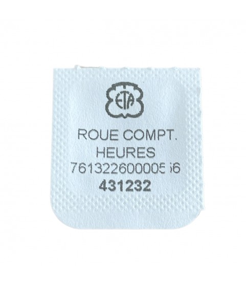 New ETA 7750 hour counting wheel mounted part 8600