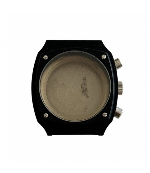 New old stock ITIKA chronograph watch PVD case in black for Valjoux 7750