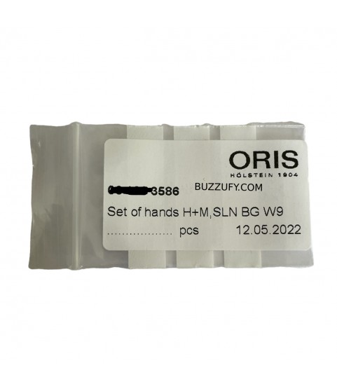 New Oris Artix GT 7671 set of hour and minute silver hands
