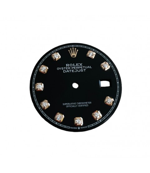 New Rolex Datejust 36 mm 126231 black dial with diamonds