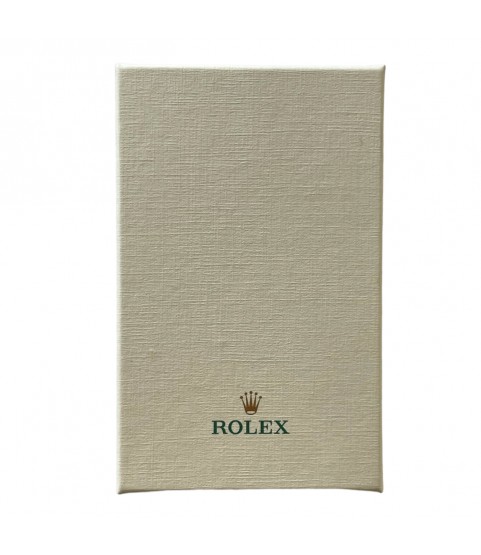 New Rolex leather pouch travel box in brown for 1 watch