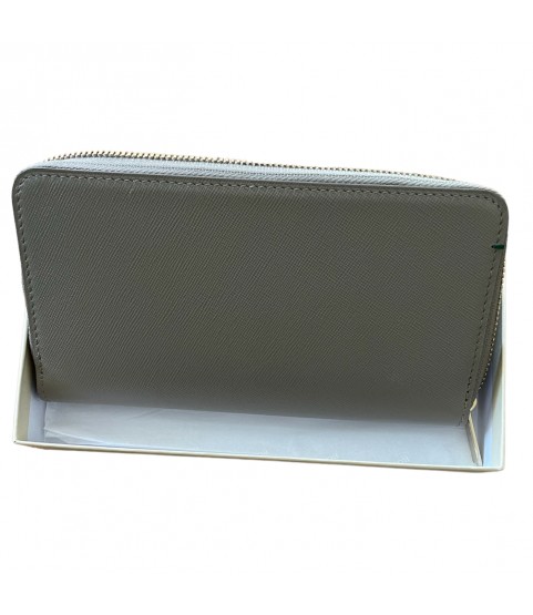New Rolex leather women grey long wallet 2022