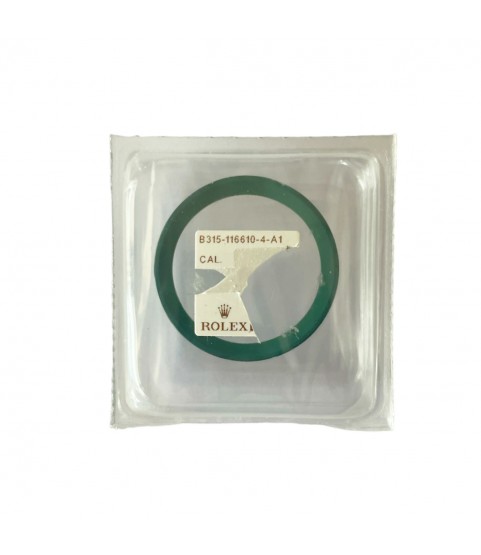 New Rolex Submariner 116610LV ceramic green bezel insert part B315-116610-4-A1