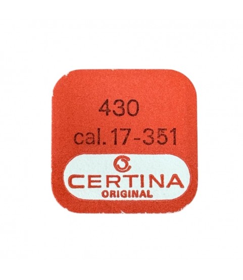 New set of 5 click springs for Certina cal. 17-351, part 430