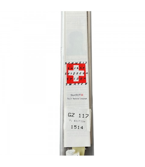 New Swatch GZ 117 limited edition Niklaus Troxler watch 1991