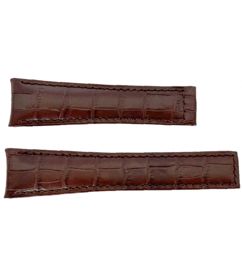 New Tag Heuer watch Alligator dark brown strap 22mm