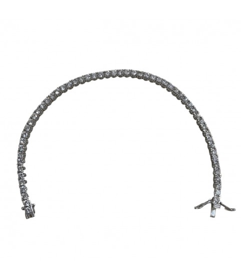 New Tennis bracelet 14k white gold with diamonds 4.23 ct 7 inch