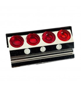 Oil block stand chrome plated with four oil cups watch tool