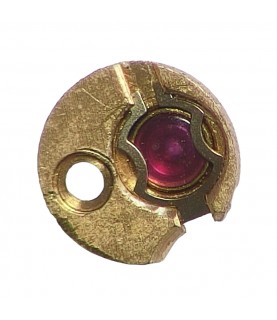 Omega Bumper 351 upper cap jewel with end-piece, for balance part