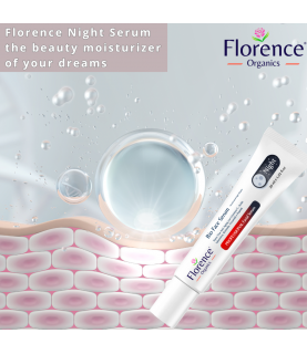 Organic Face Serum, Night Repair with Vitamin C Serum & Hyaluronic Acid 30 ml. Florence Organics