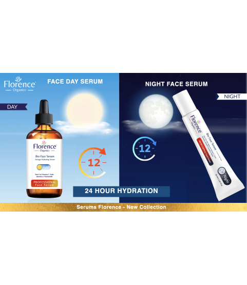 Organic Face Serum, Night Repair with Vitamin C Serum & Hyaluronic Acid 30 ml. Florence Organics Organic Face Serum, Night Repair with Vitamin C Serum & Hyaluronic Acid 30 ml. Florence Organics