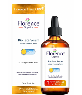 Organic Vitamin C Serum & Hyaluronic Acid for Face, Neck and Eye contour 30 ml. Florence Organics Organic Vitamin C Serum & Hyaluronic Acid for Face, Neck and Eye contour 30 ml. Florence Organics
