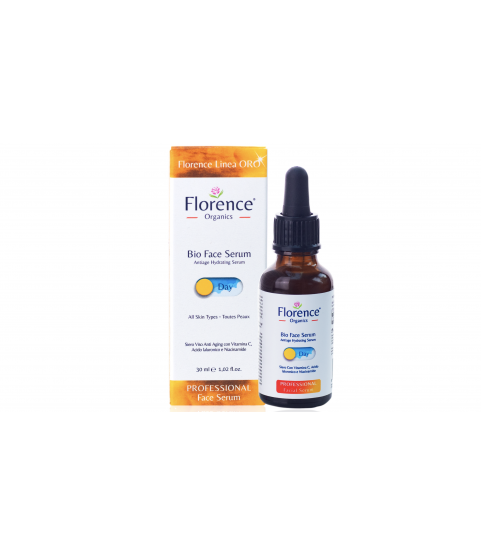 Organic Vitamin C Serum & Hyaluronic Acid for Face, Neck and Eye contour 30 ml. Florence Organics Organic Vitamin C Serum & Hyaluronic Acid for Face, Neck and Eye contour 30 ml. Florence Organics