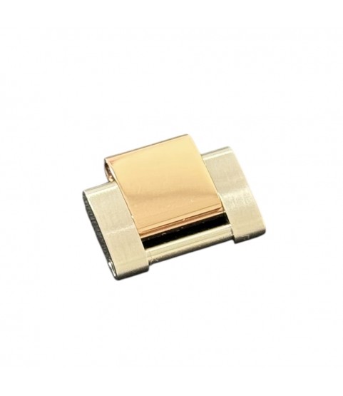 New Oyster Steel and 18k Rose Gold Bracelet Link for Rolex Submariner, 15.5mm