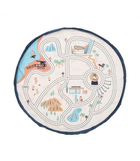 Play&Go Roadmap Toy Storage Bag (LA Roadmap)