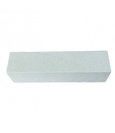Pumice stone in solid form for dressing/cleaning of silicone polishing wheels