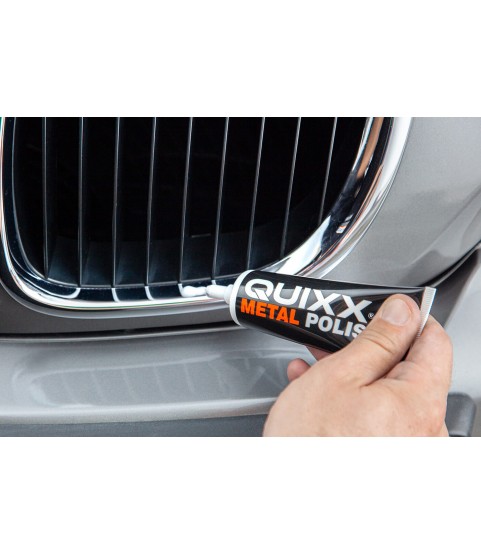 QUIXX Metal Restoration Kit Polish + Sandpapers Restores Gloss & Brushed Metals, High Performance Polish, ref. 10206 QUIXX Metal Restoration Kit Polish + Sandpapers Restores Gloss & Brushed Metals, High Performance Polish, ref. 10206