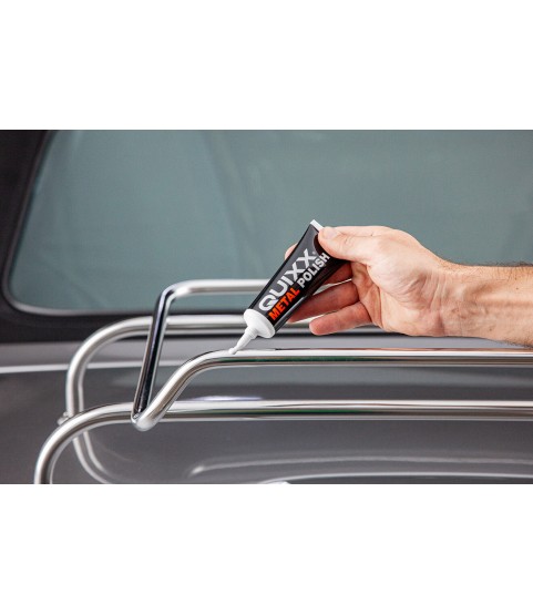 QUIXX Metal Restoration Kit Polish + Sandpapers Restores Gloss & Brushed Metals, High Performance Polish, ref. 10206 QUIXX Metal Restoration Kit Polish + Sandpapers Restores Gloss & Brushed Metals, High Performance Polish, ref. 10206